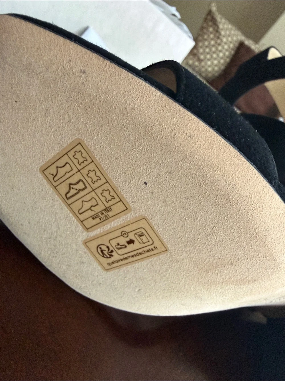 Jimmy Choo Black Suede Crystal-Buckle Block Heel Sandals nwt size 40.5 - Picture 10 of 10